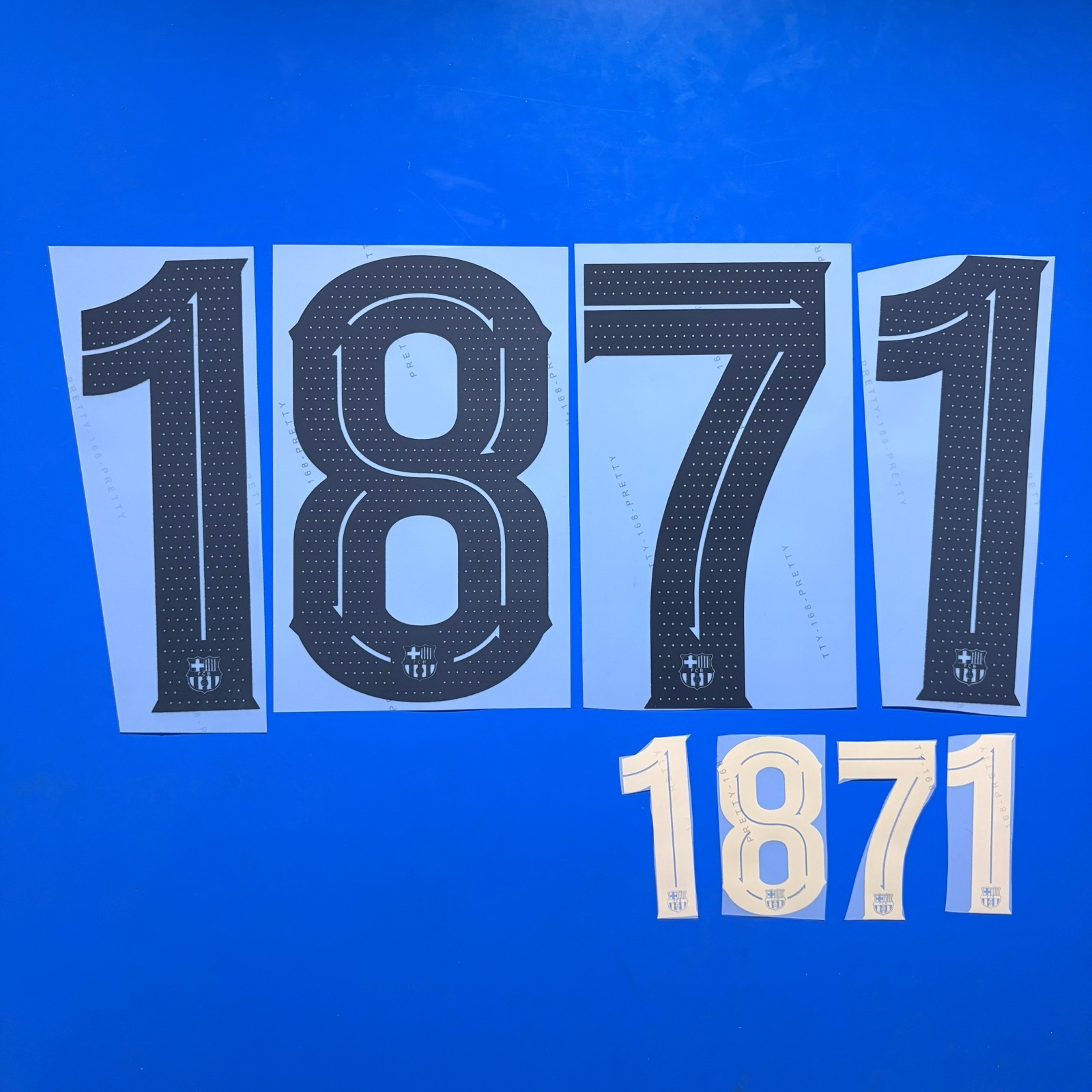 2025 26 BARCELONA Name Number Personalise Customise Player Size Nameset Print
