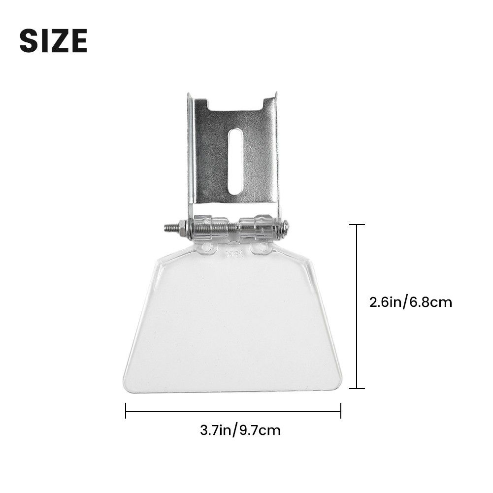 2pcs Replacement Guard Grinder Eye Protection Safety Shields With Bracket