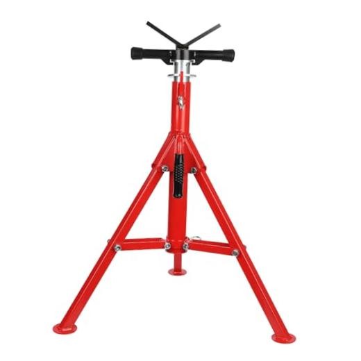 V Head Pipe Jack Stand Robust Steel Heavy-Duty Construction | 28-52 Inch