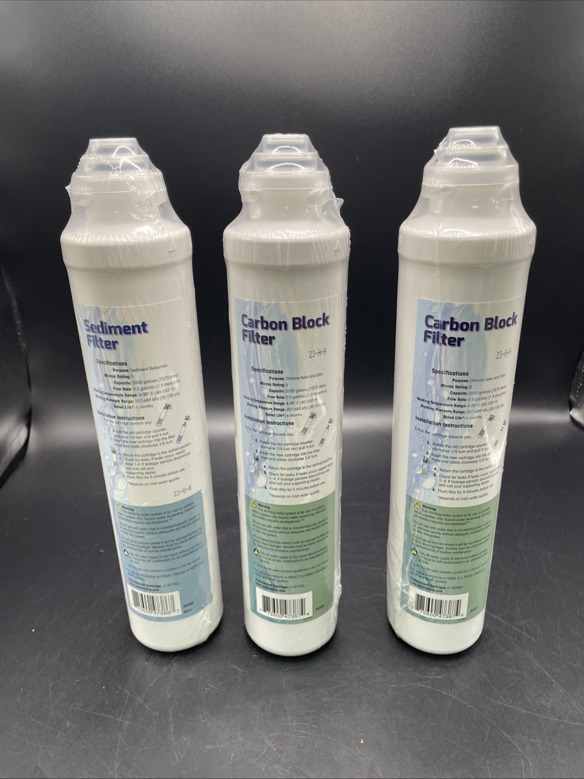 Aqua Flo Platinum QCRO RO Filter Replacement Kit - Membrane Sold Separately