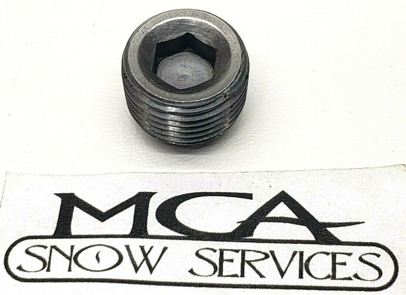 BOSS SNOW PLOW MAGNETIC DRAIN PLUG HEX RECESSED HEAD HYD01712
