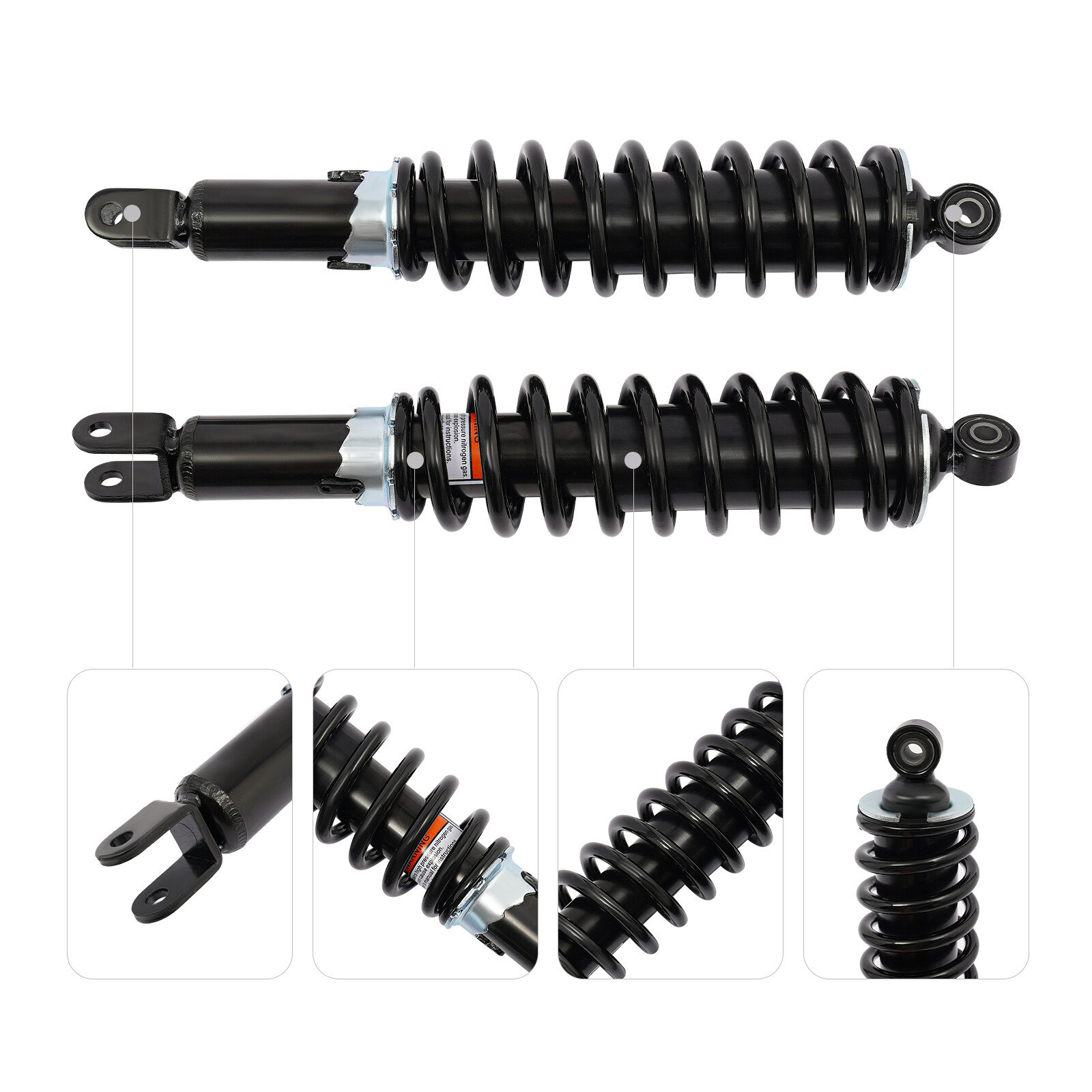 1 Pair Left & Right Side Front Shocks Absorbers For Honda Rincon 650 Rincon 680