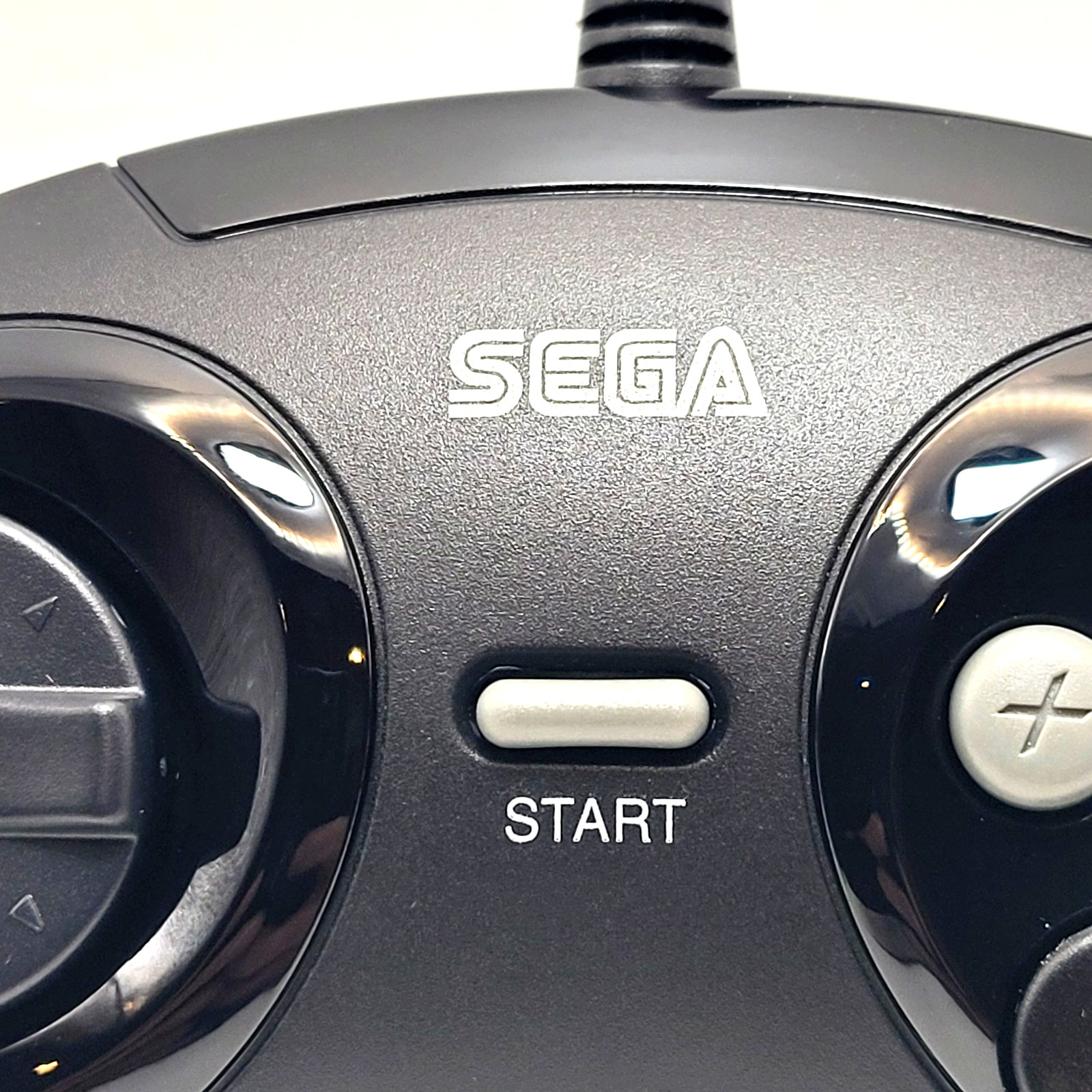Retro-Bit Official Sega Genesis Controller 6-Button Arcade Pad - Black