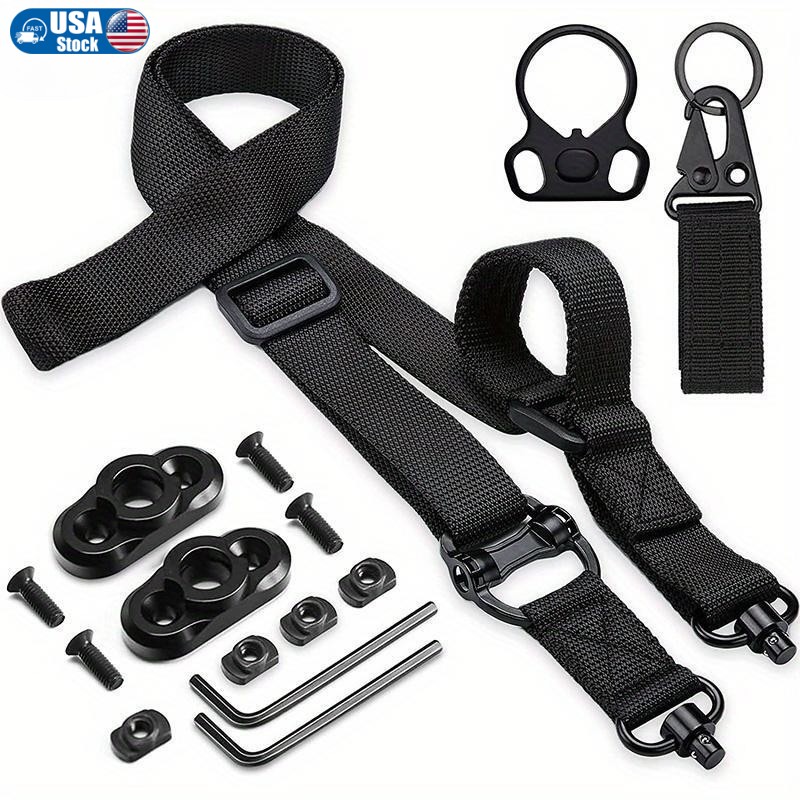 2-Point Adjustable Hunting Sling Straps with Swivels