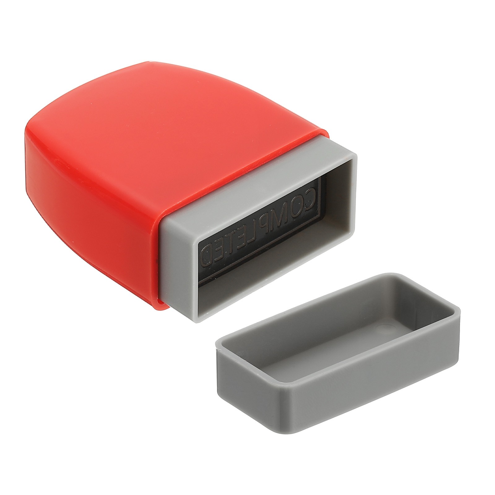 Completed Notice Stamp, Office Stamp Pre Inked Stamp, Red