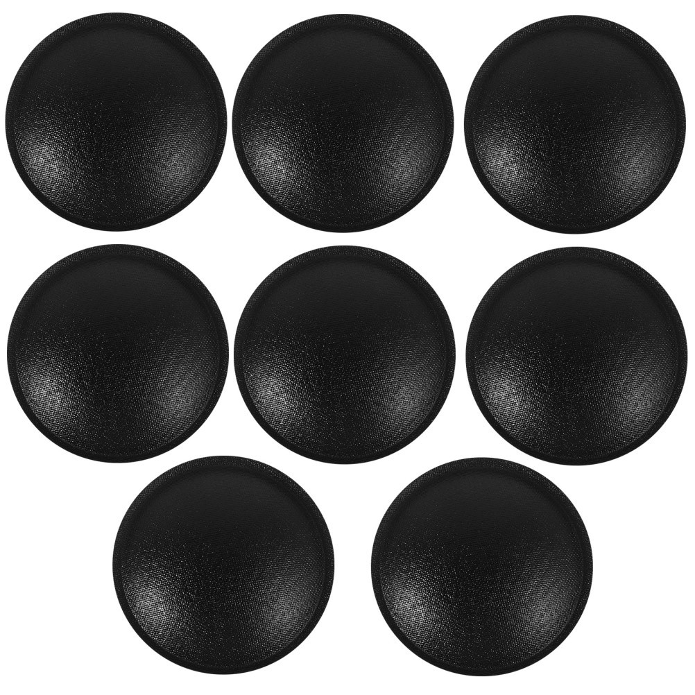 8Pcs Durable Speaker Dust Covers for 45Mm Speaker Cone Repair Black Cloth