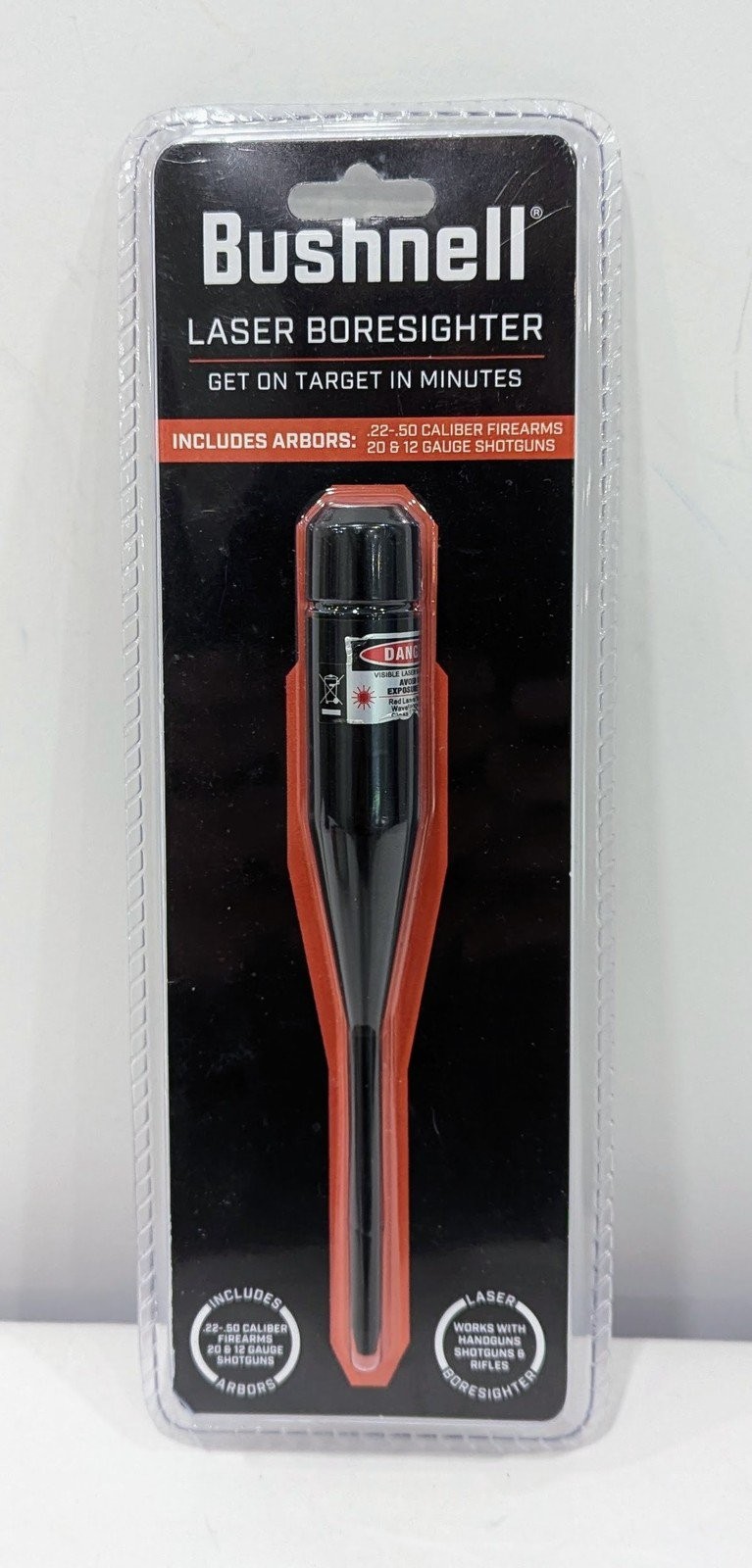 Bushnell 740100C Laser Boresighter with 5 Arbors for .22-.50 Caliber