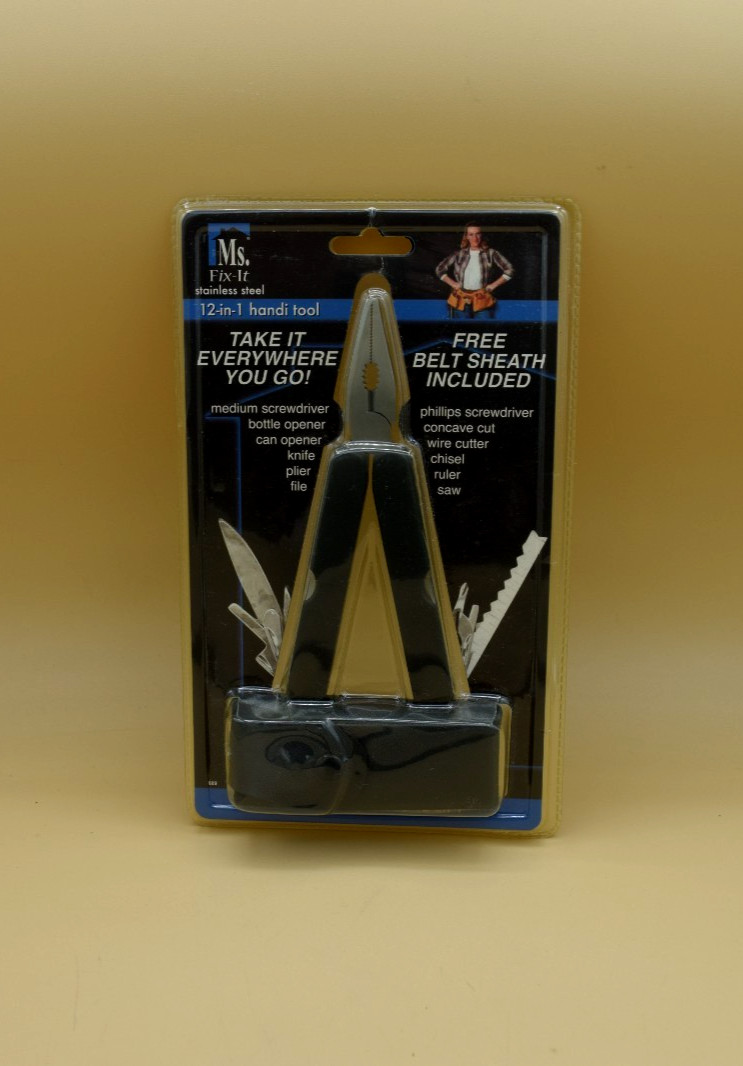 Ms. FIX-it Stainless Steel 12 IN 1 Handi Tool Multi Tool
