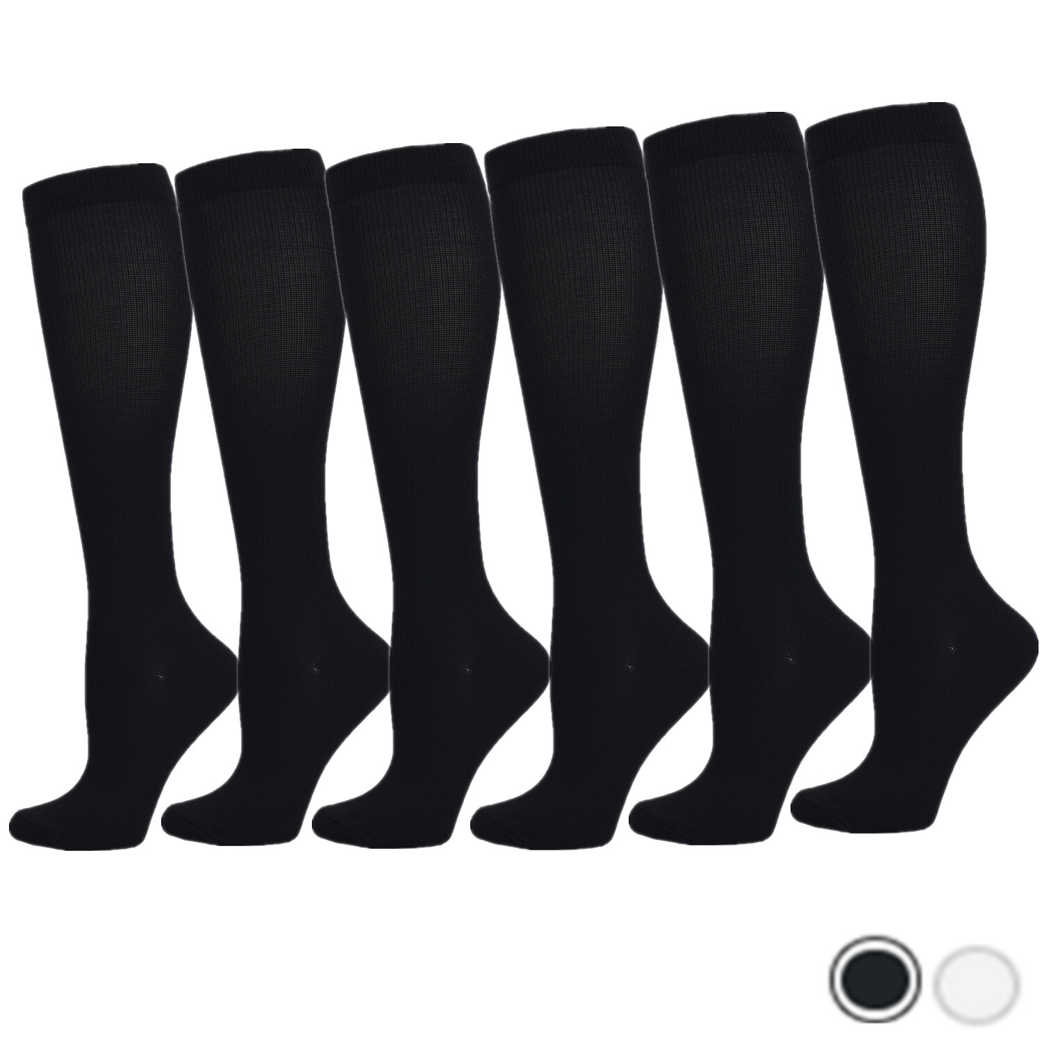 3-pack Knee High Socks for Men and Women Scottish Knit Socks Sports Stockings