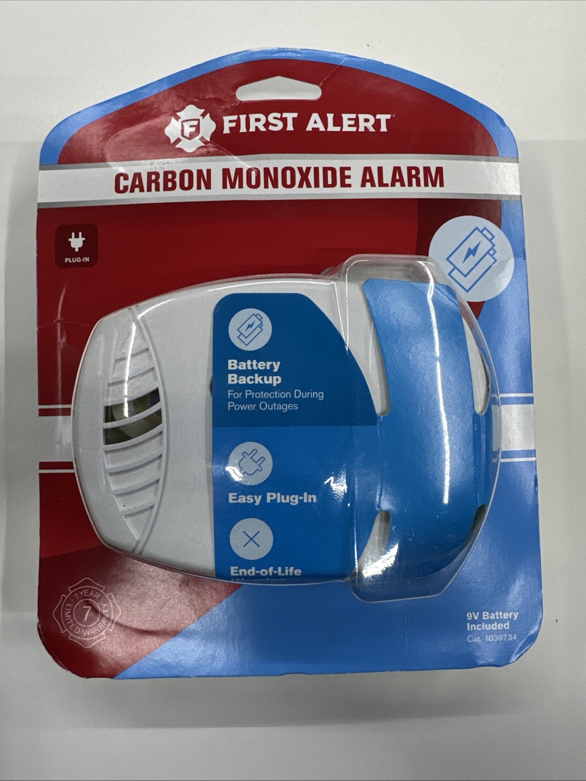 First Alert CO400 Battery Operated Carbon Monoxide Detector Alarm 1-Pack