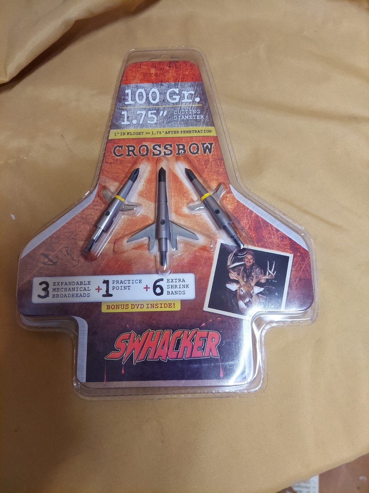 Swhacker C-BOW #219 Expandable 3-Blade Mechanical Broadhead 100 Grain 1.75"(C4)