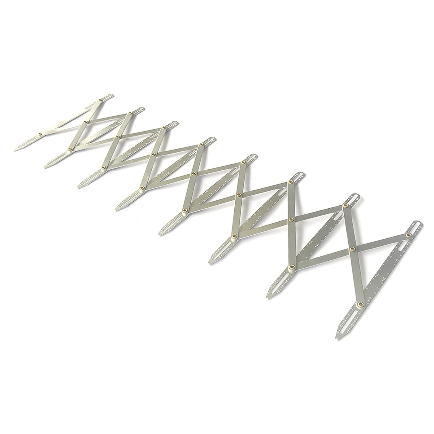 Aluminum Expanding Sewing Gauge Button Guide Spacing Device for Buttons, Pleats