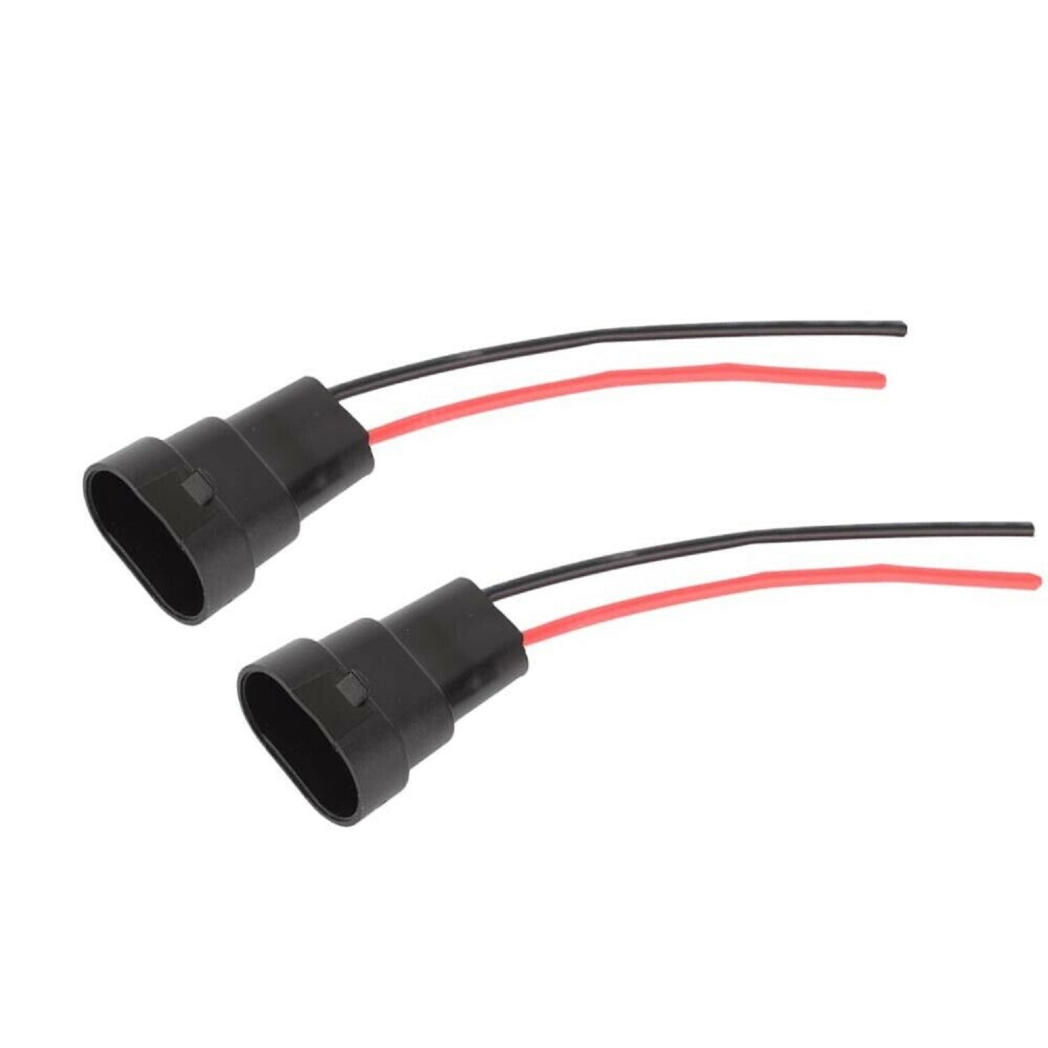 Wire Pigtail Male 9012 HIR2 Two Harness Head Light Replacement Bulb Socket Plug