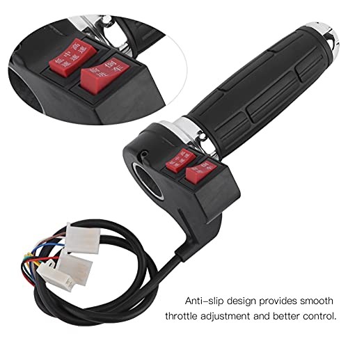 Throttle Grip, 1Pair 3 Speed Control Throttle Handle Grips for Electric with
