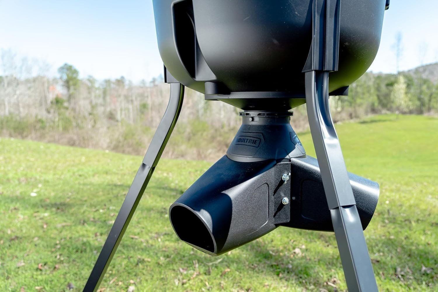 Moultrie 250 lb. Gravity Deer Feeder - Tripod Game Feeder - Easy Conversion Adap