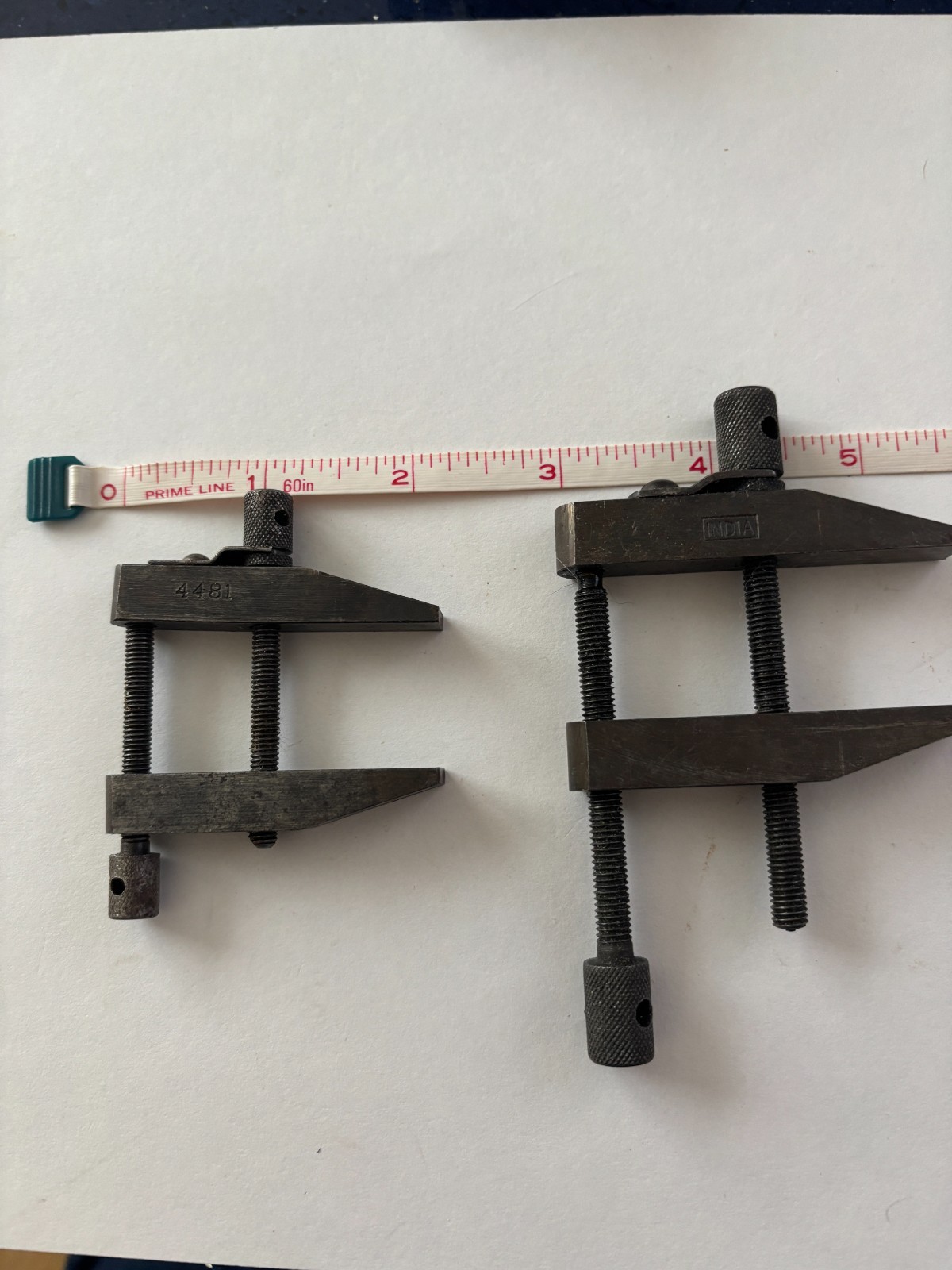 Vintage Adjustable Steel Parallel Clamps machinist tool