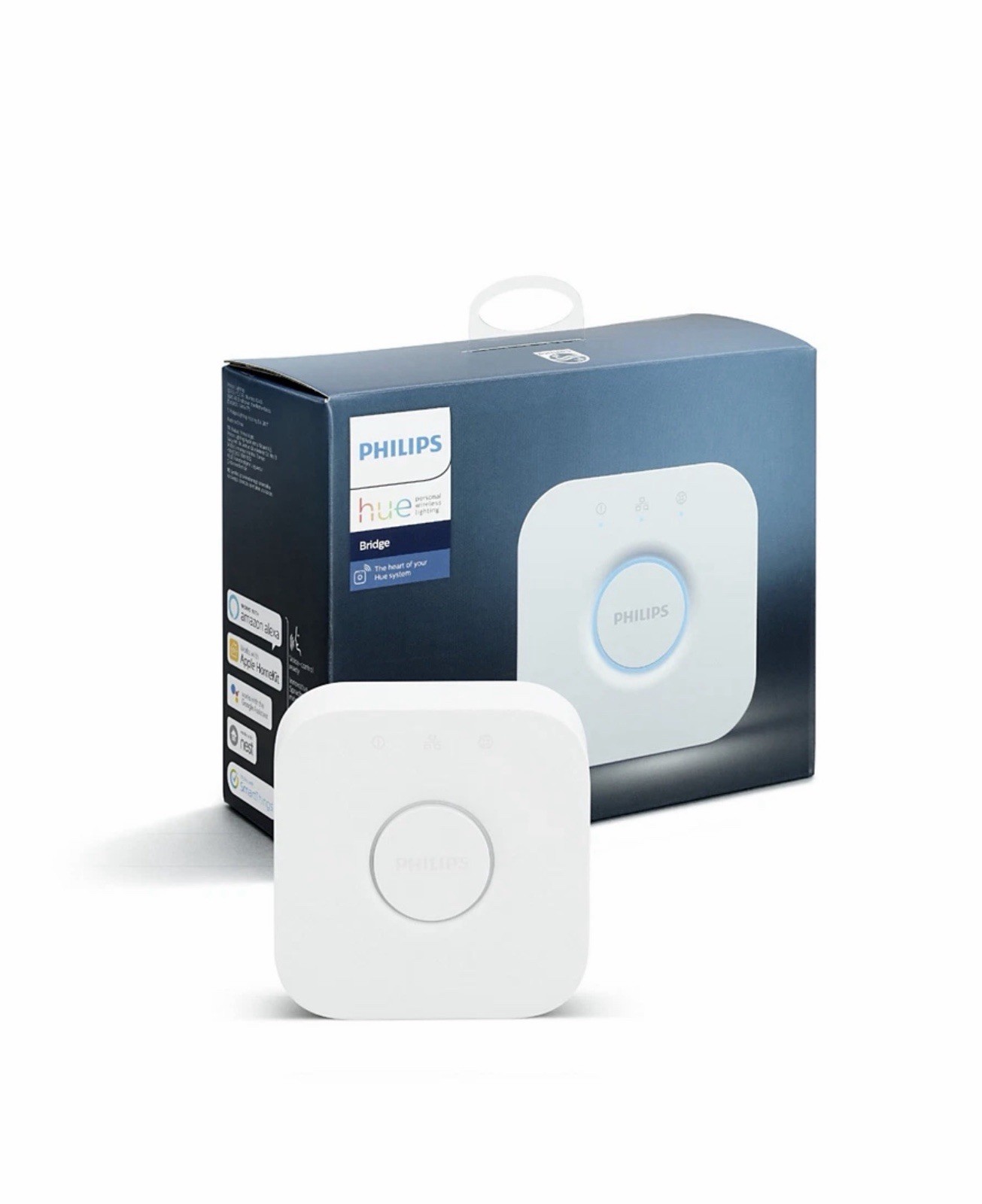 NEW~ Philips Hue Smart Bridge 2nd Generation Voice Activated Alexa Google Zigbee