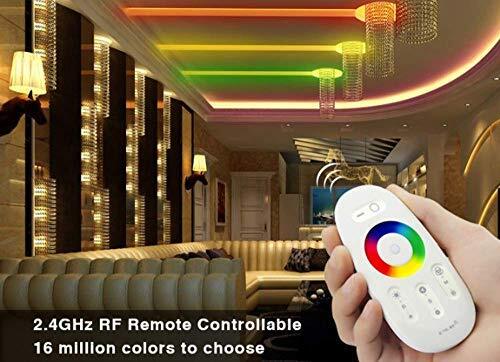 RGB LED Strip Light Remote Controller 2.4GHz RF Wireless Touch Screen DC12/24V