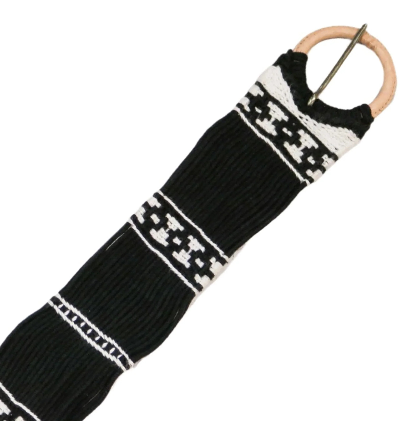 37' Greca Black Cotton Cinch Tradicional Cincho Charro