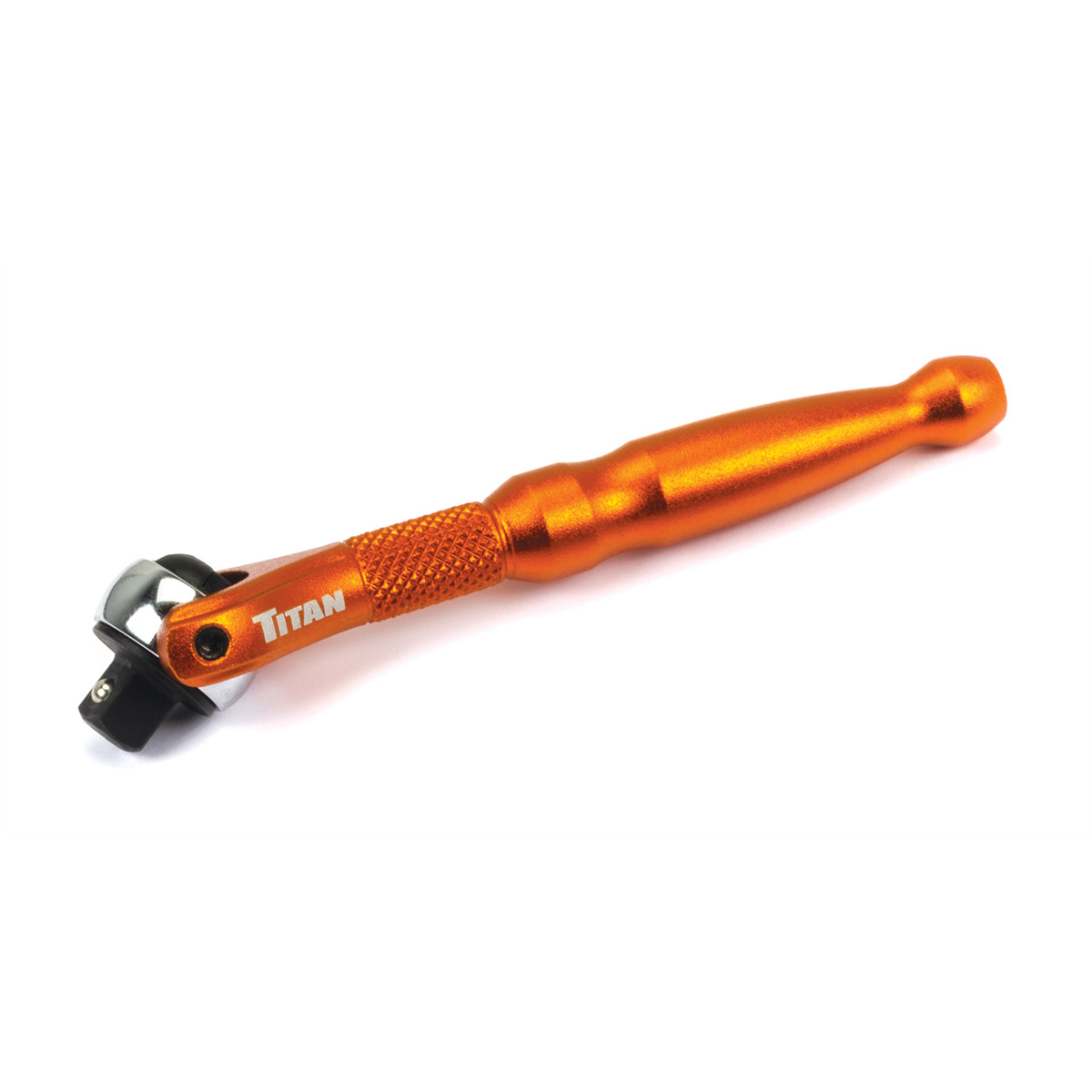 Titan 1/4 in. Drive Aluminum Swivel Head Micro Ratchet