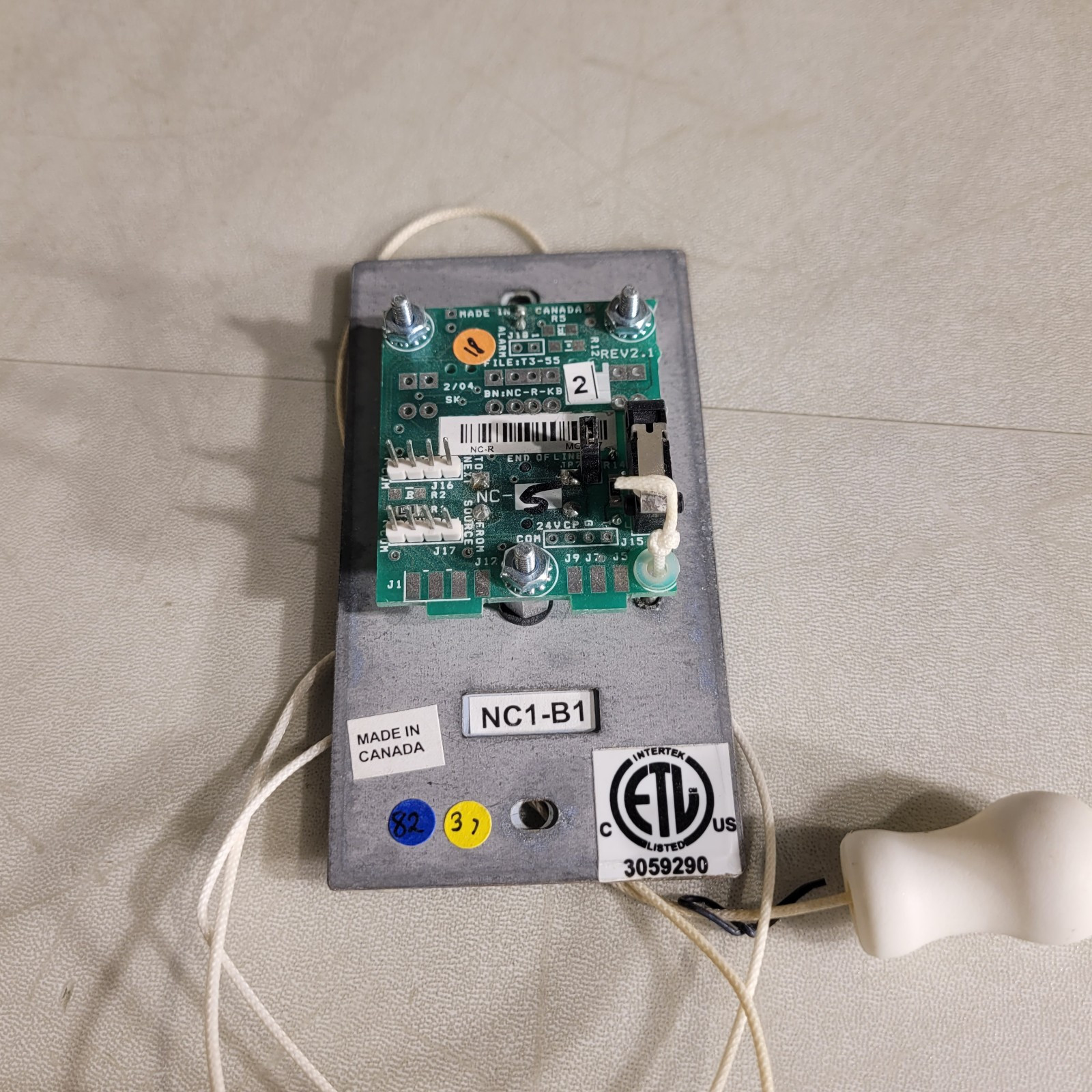 Telecor NC1-B1 Nurse Courier Pull For Help With Cancel Call Button