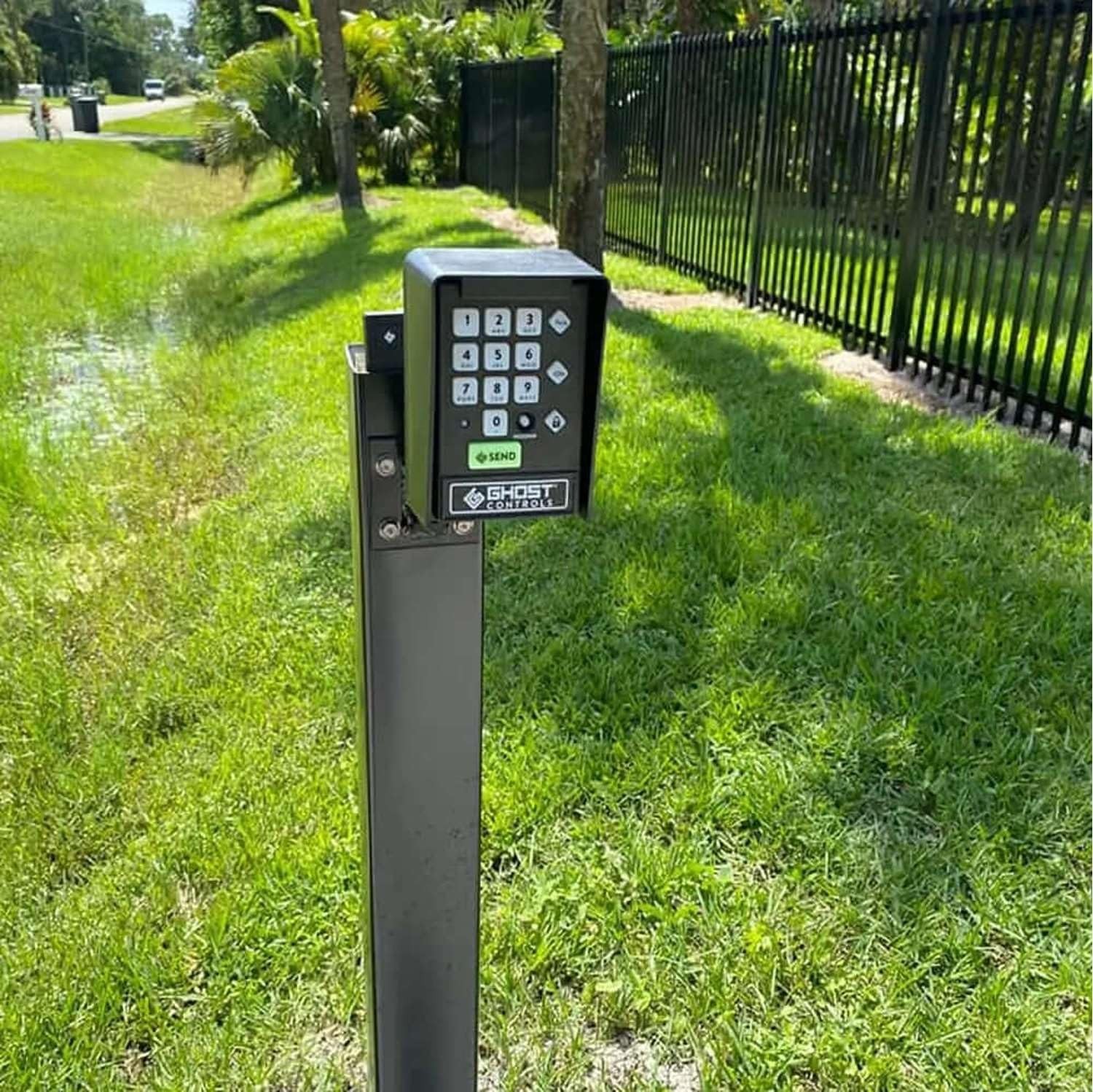 LED Backlit Wireless Keypad for All-Weather Gate Opener Systems - 60ft Range