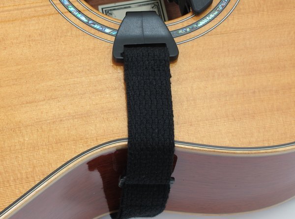 ADJUSTABLE UKE UKULELE SOUND HOLE NECK STRAP MANDOLIN PARLOR GUITAR SINGLE POINT