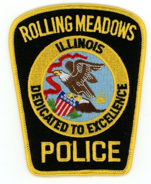 ILLINOIS IL ROLLING MEADOWS POLICE NICE SHOULDER PATCH SHERIFF