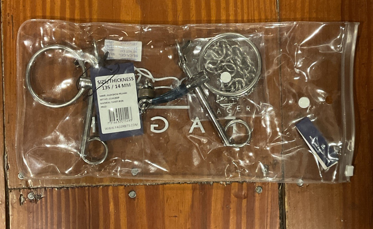 NWT Fager Bit Julia Show Pelham