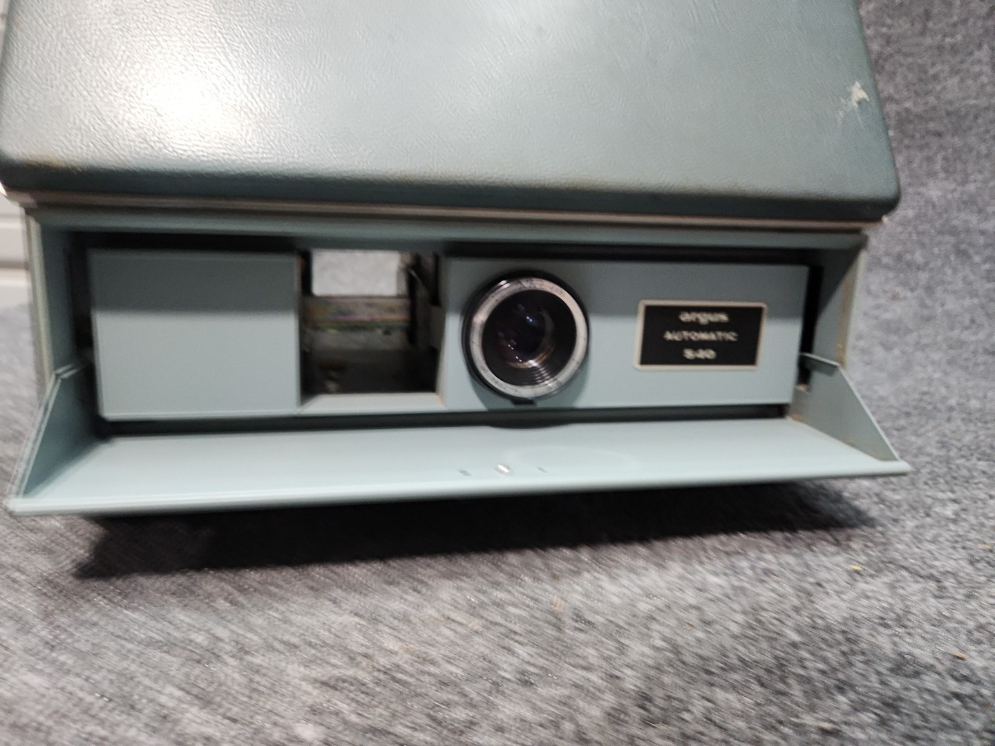 Argus 540 Slide Projector Vintage 1950s Tech Green Automatic