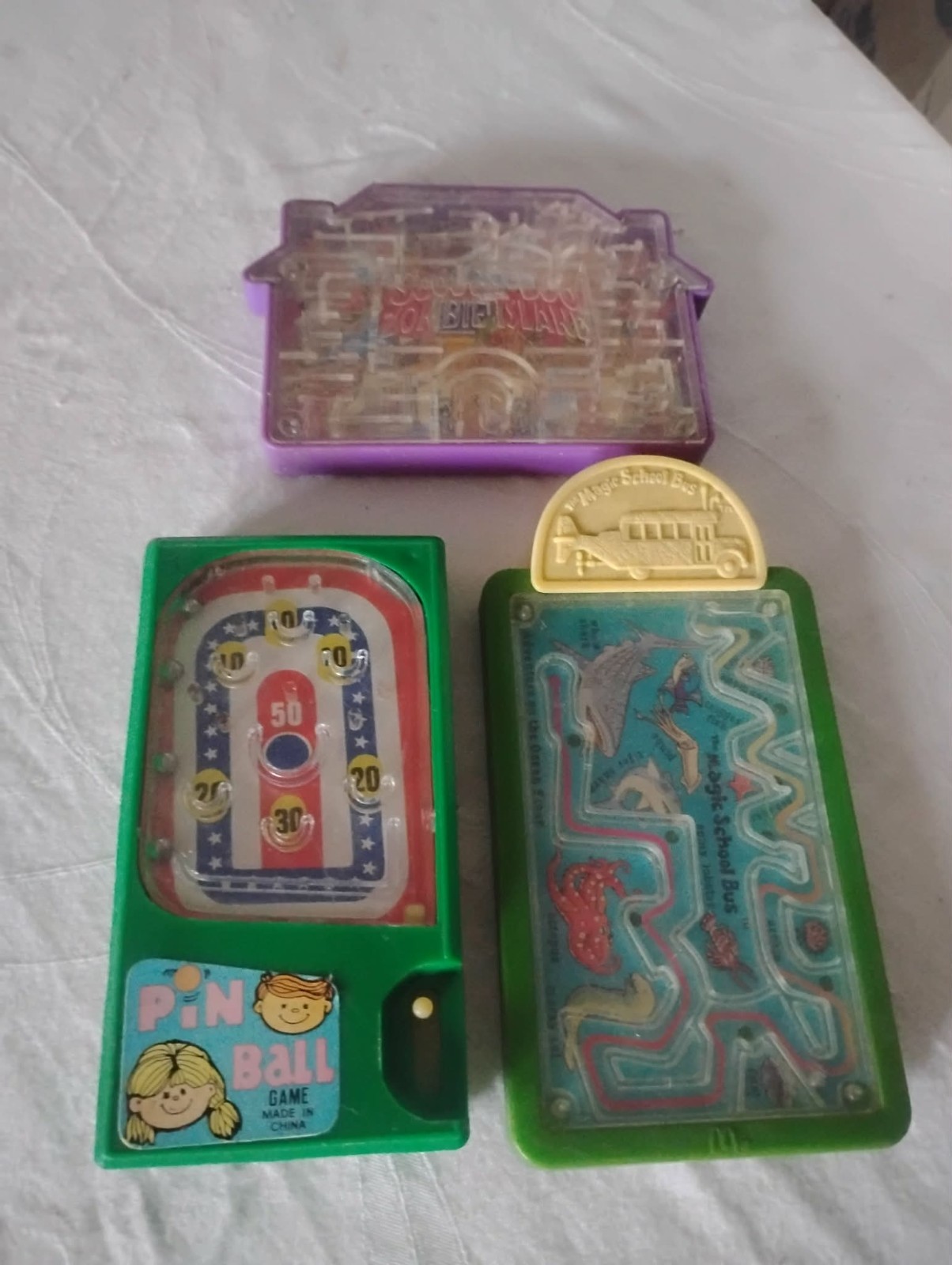 Pinball Toy Lot Of 3