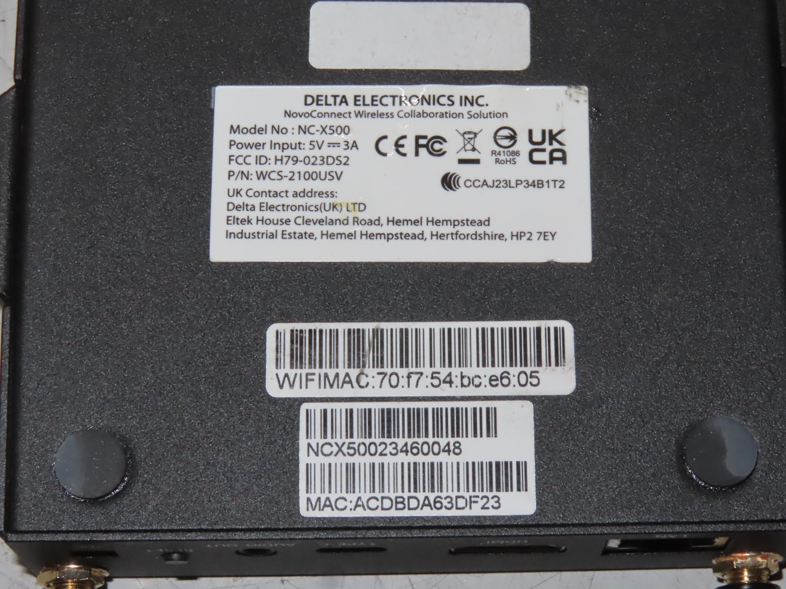 Vivitek NovoConnect NC-X500. Tested.