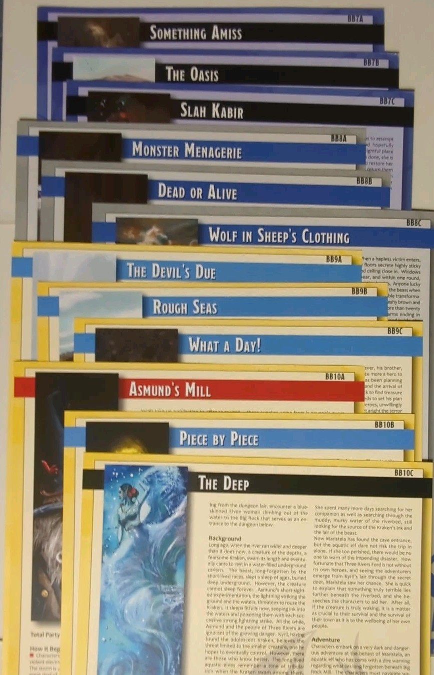 RPG Crate 12 Tales From The Bloody Bucket 7-10 A-C Mini Adventures
