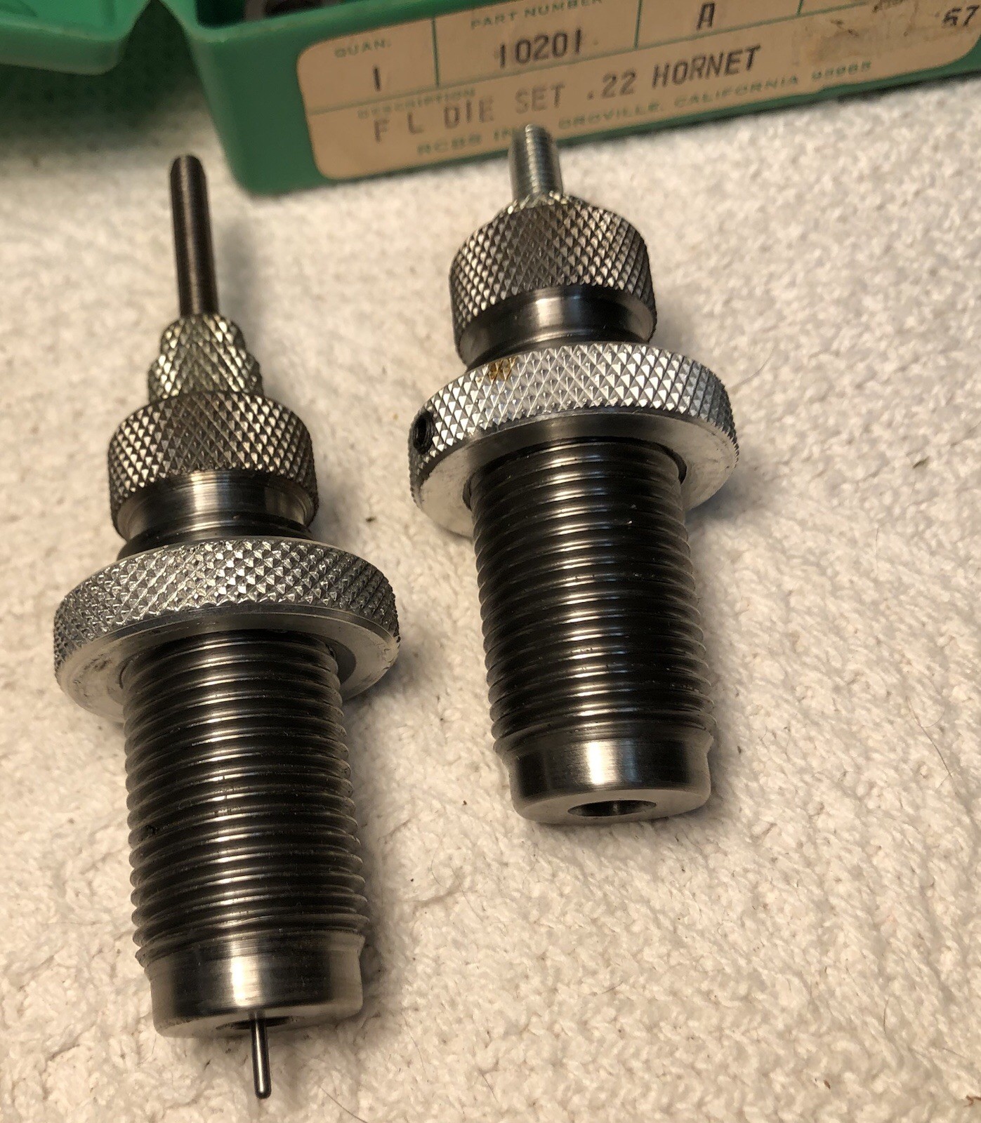 RCBS Reloading 2 Dies .22 Hornet