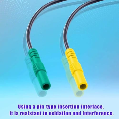 4 PCS Electrode Lead Wire Adapters 4 Colors Replacement Electrode Quick