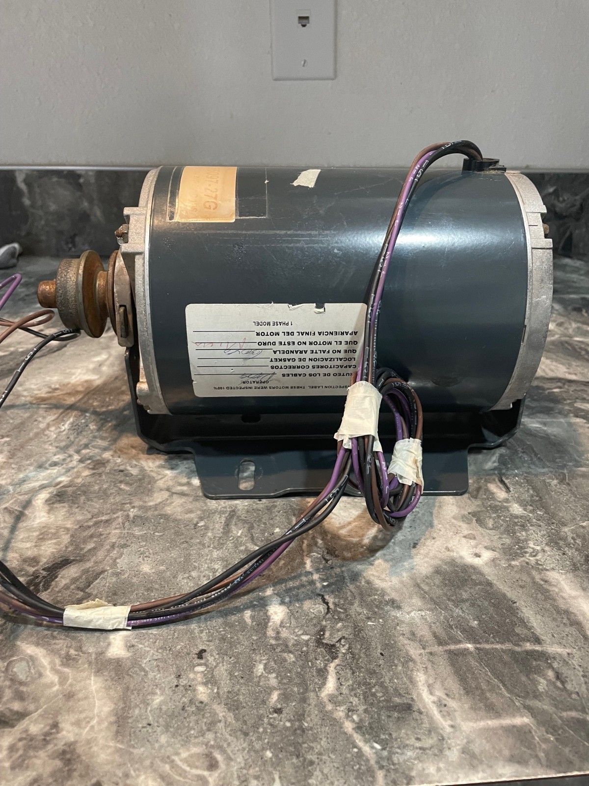 Taylor 161 Beater Motor 0.5 HP 1-Phase 208-230V #055097-27 Untested