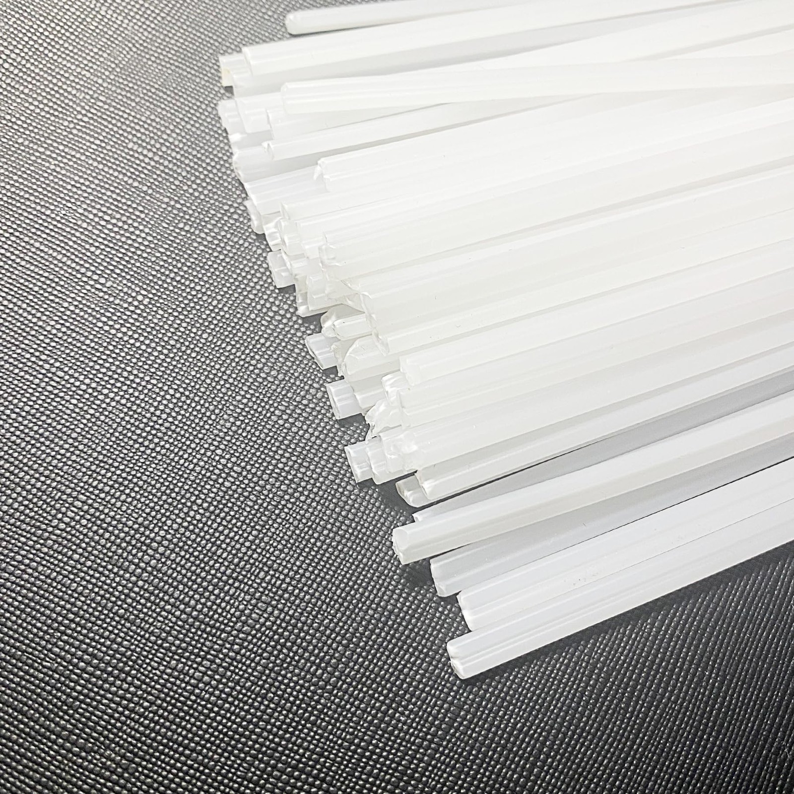 50PCS White PP Welding Rods 9.45in Polypropylene Sticks Bumper Repair DIY