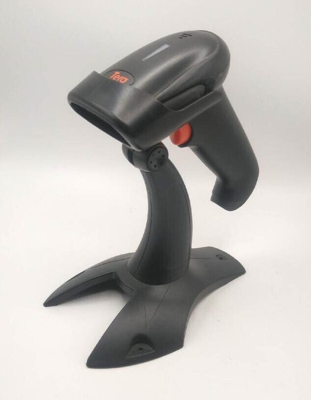 Tera Portable Wireless Barcode Scanner w/ Stand + USB Cable HW0002 NICE!
