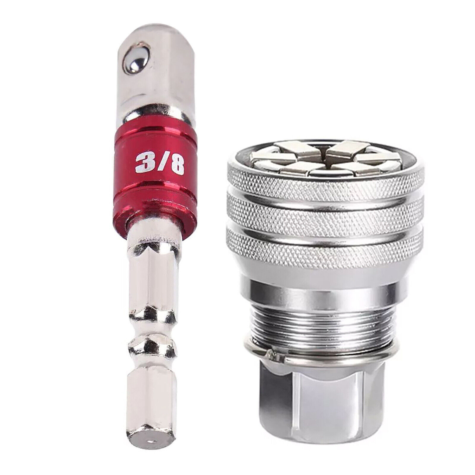 10-19mm Adjustable Hex Universal Socket Torque Ratchet Adapter Wrench Head