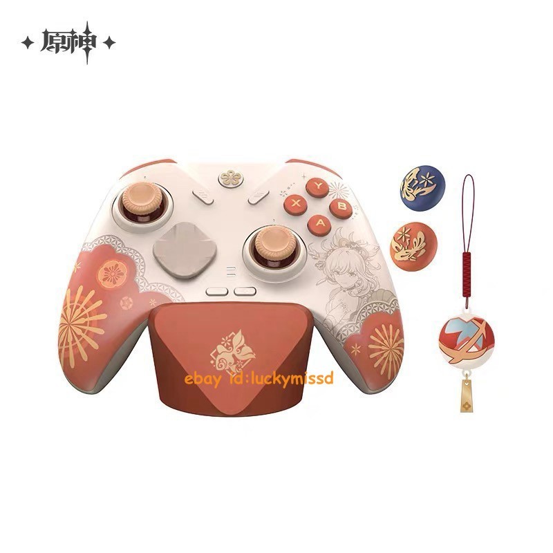 Genshin Yoimiya Frolicking Flames Game Controller Set-Official,Gift Box,Wireless