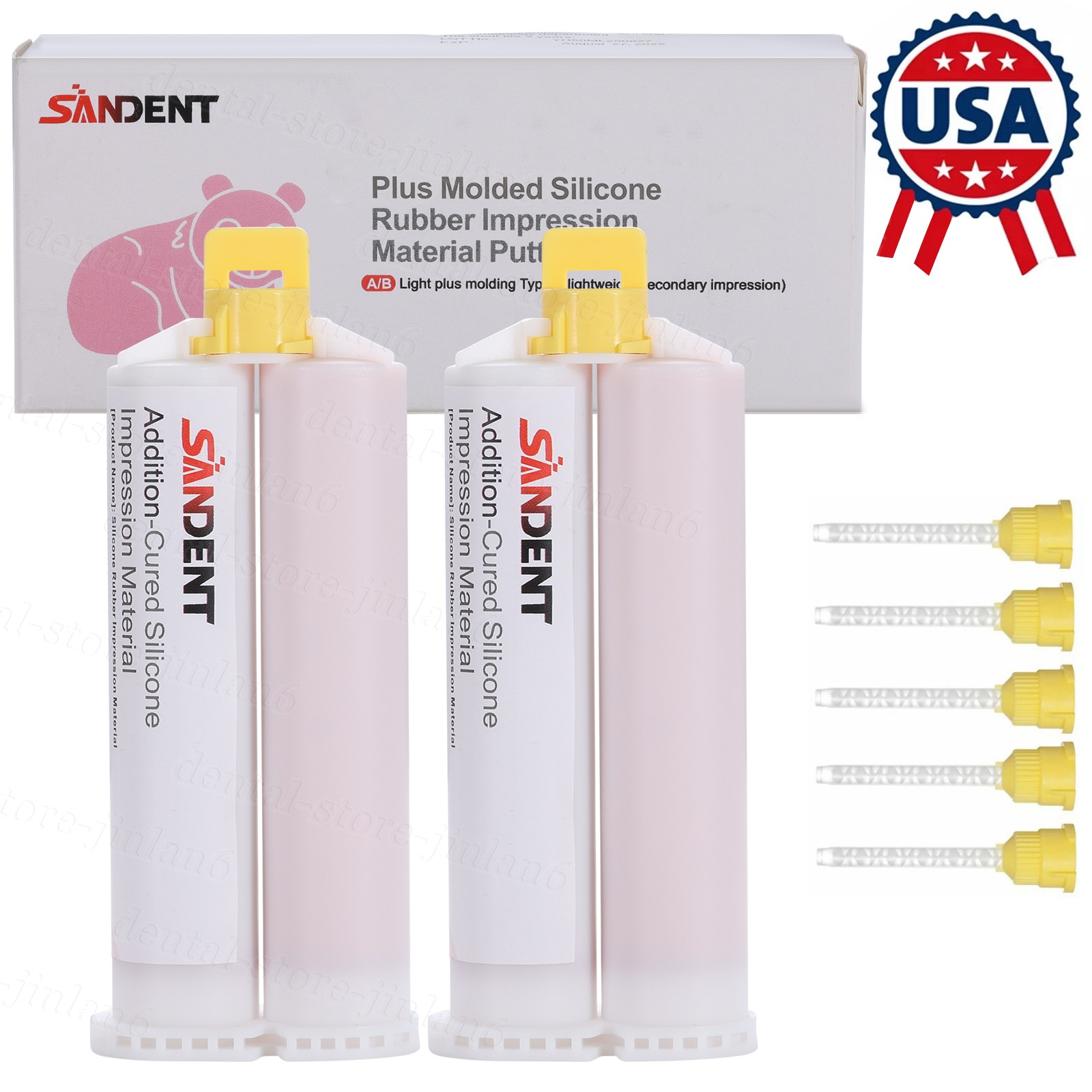 SANDENT Dental Impression Material Light Body Fast Set 50ml*2