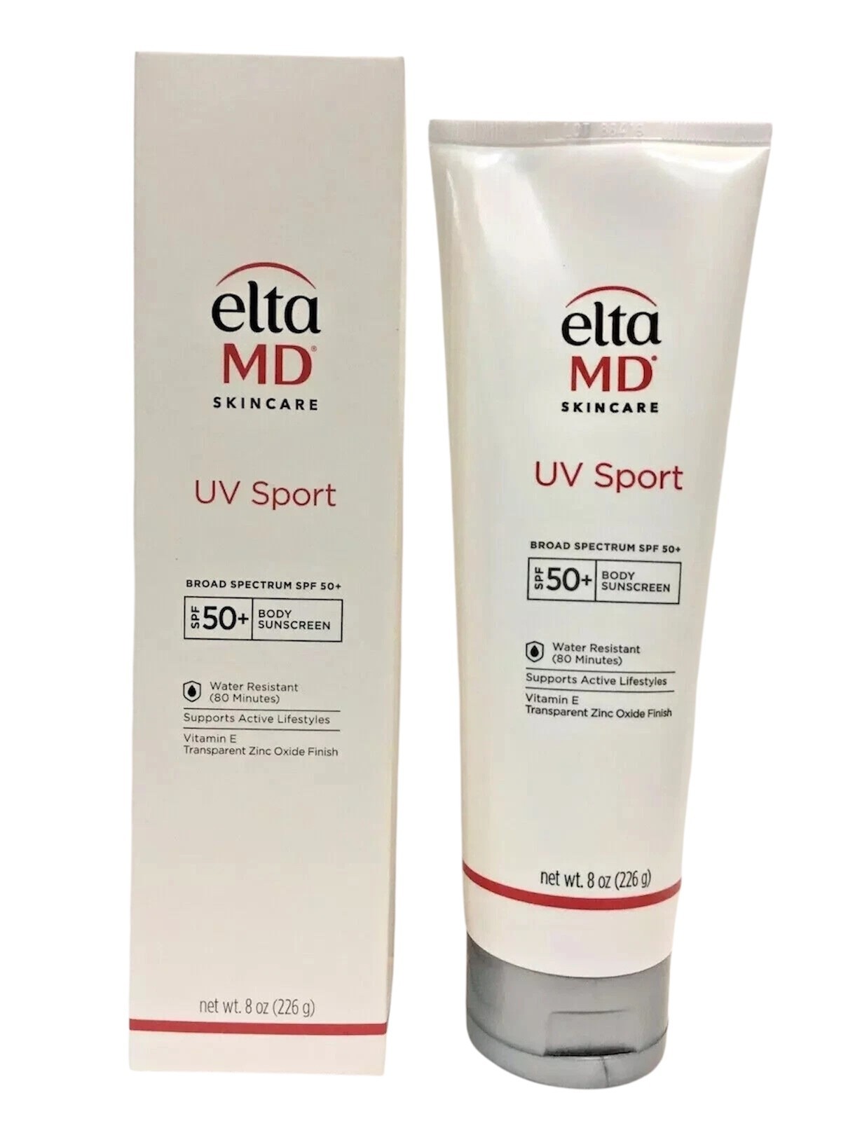 EltaMD UV Sport Broad Spectrum SPF 50 Body Sunscreen 8 oz /226g EXP: 05/2026