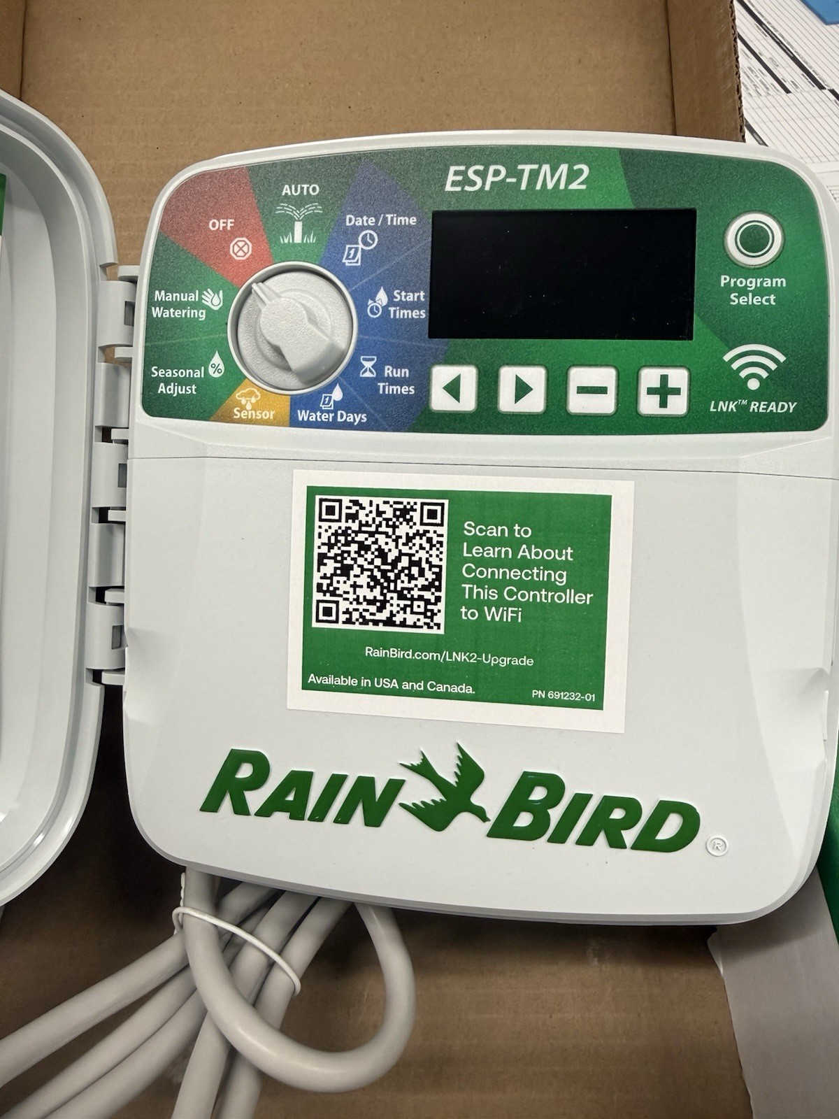 Rain Bird ESP-TM2 12 Station WiFi Ready Indoor/Outdoor Controller TM2-12 New