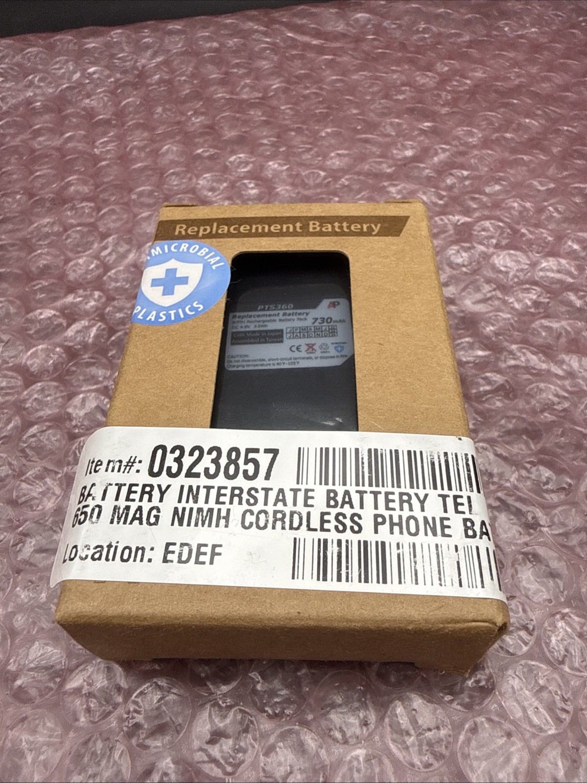 AP PTS360 Polycom SpectraLink & Avaya Phone Replacement Battery 70245509 SEALED