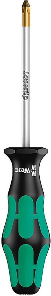 Wera 05008720001 Kraftform Plus 350 PH 2 Phillips Screwdriver Lasertip 4" Blade