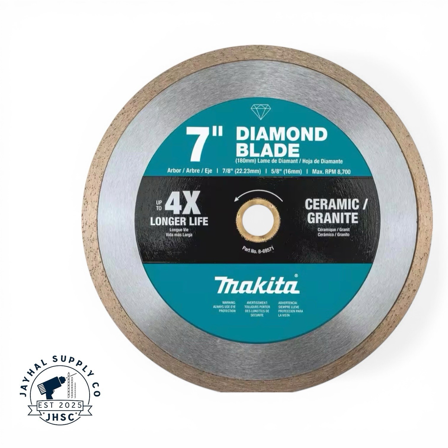 Makita 7 in. Continuous Rim Diamond Blade for General Purpose