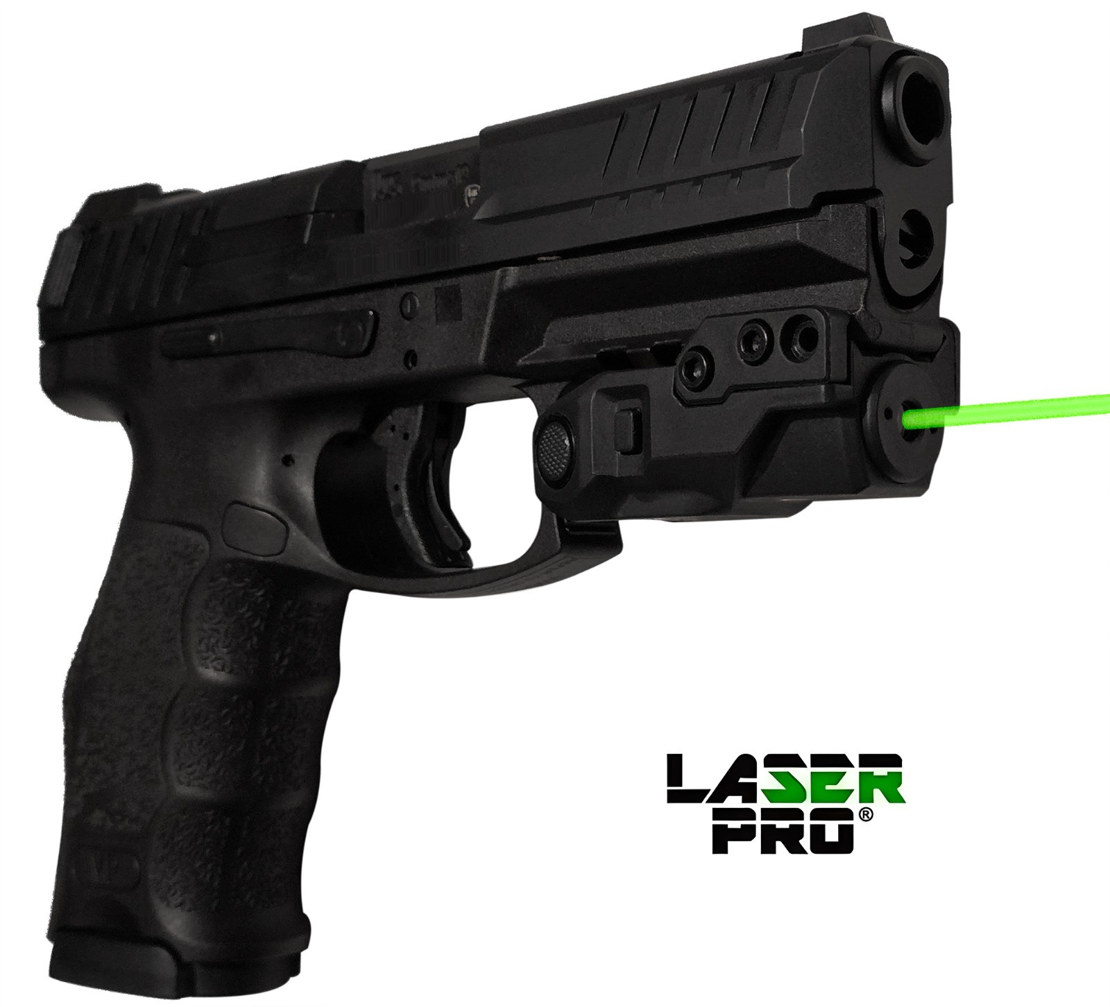 Green Laser for H&K HK w/ rails - 45 45c P2000 P2000SK P30 P30L VP9 VP9sk SFP9