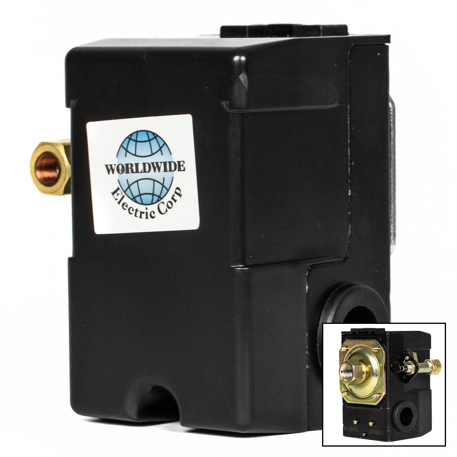 Single Port 80-100 PSI Air Compressor Pressure Switch Control 1/4" NPT 12 Amp