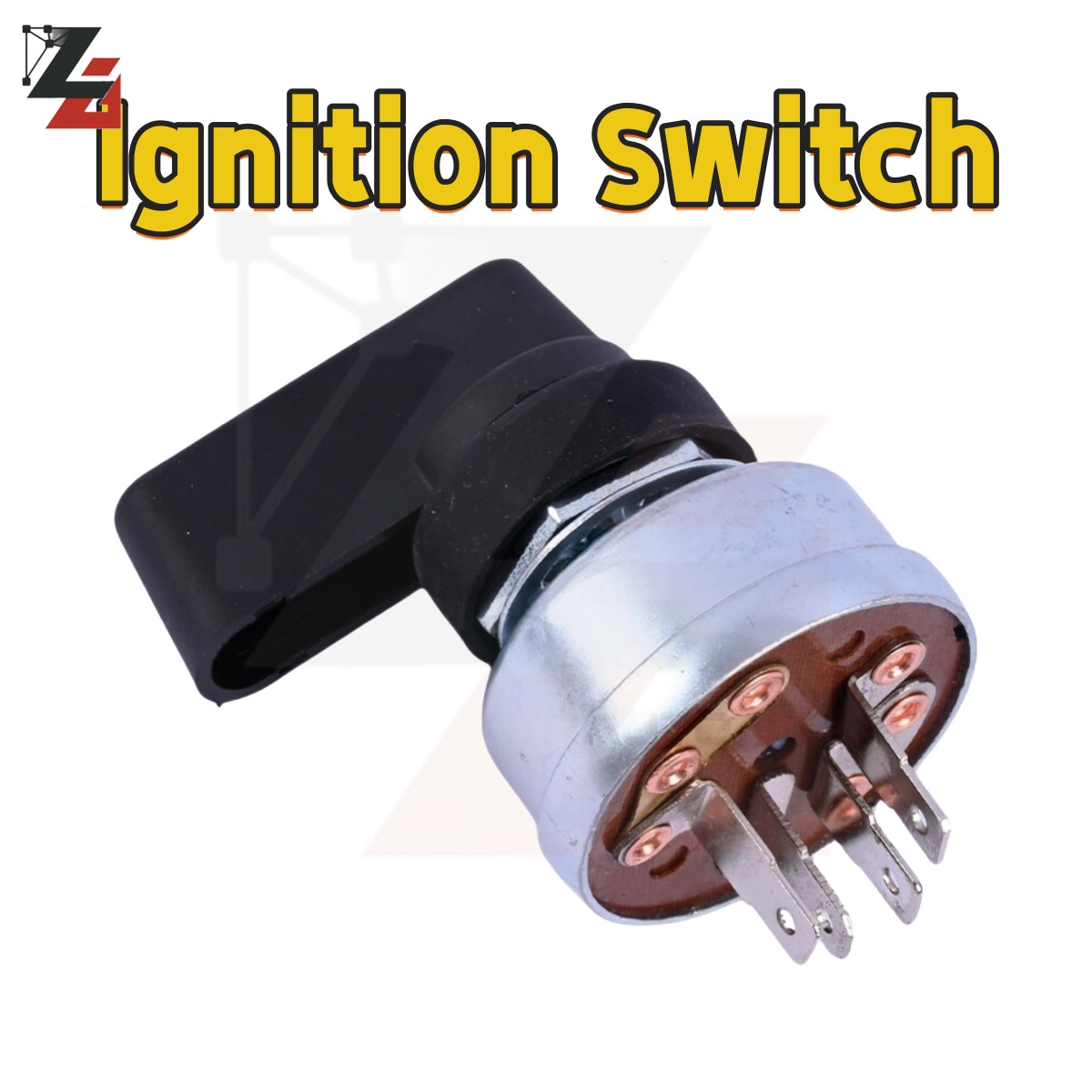 For 176606 207110 1 x Ignition Switch W/ Handle Lever 4-Pos 4-T