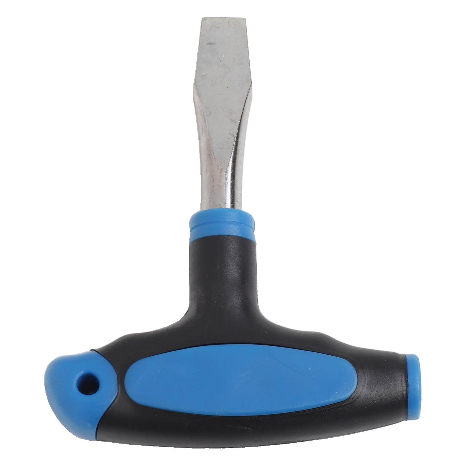 Flat Head Screwdriver With Comfortable Grip For Quick Release Applications